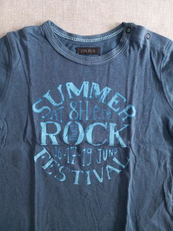 Tee-shirt bleu ikks 18 mois tbe