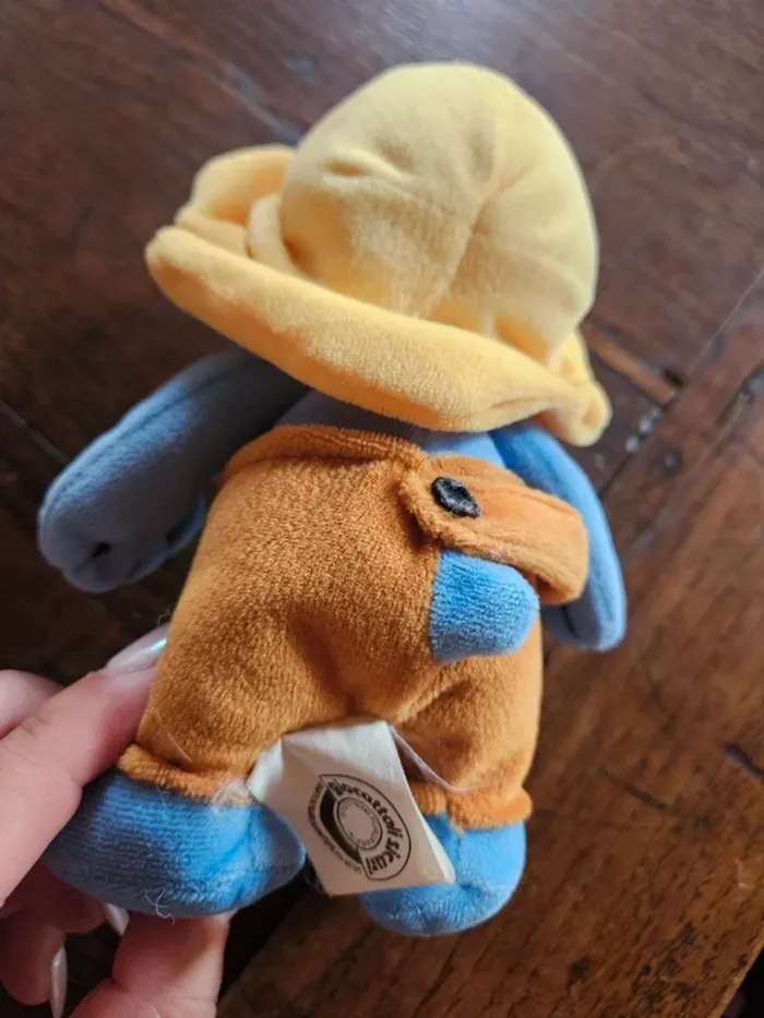 Peluche schtroumpf paysan - photo numéro 2