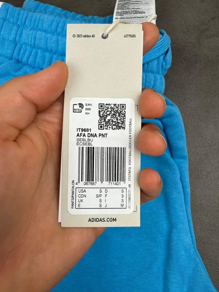 Jogging Adidas Argentine Bleu 3 bandes Neuf Taille S - photo numéro 8