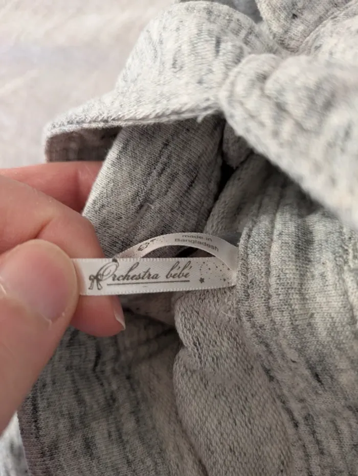 Salopette Orchestra - 6 mois (67 cm) - Grise Motif Robot - photo numéro 3