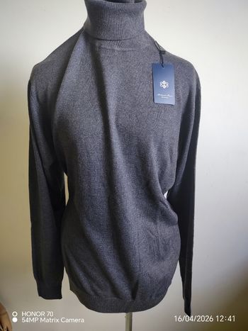 Pul col roule en laine