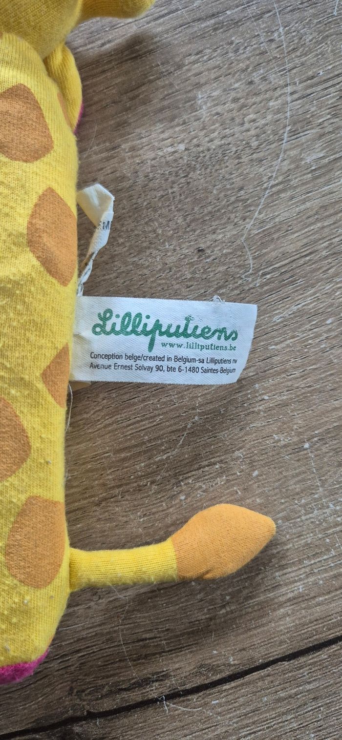 Hochet tissus girafe Lilliputiens 🦒 - photo numéro 6