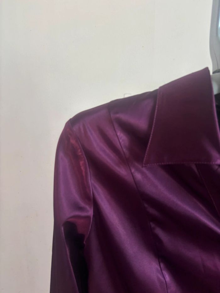 Chemise violet brilllante Rhapsodie taille XXL/44 - photo numéro 3