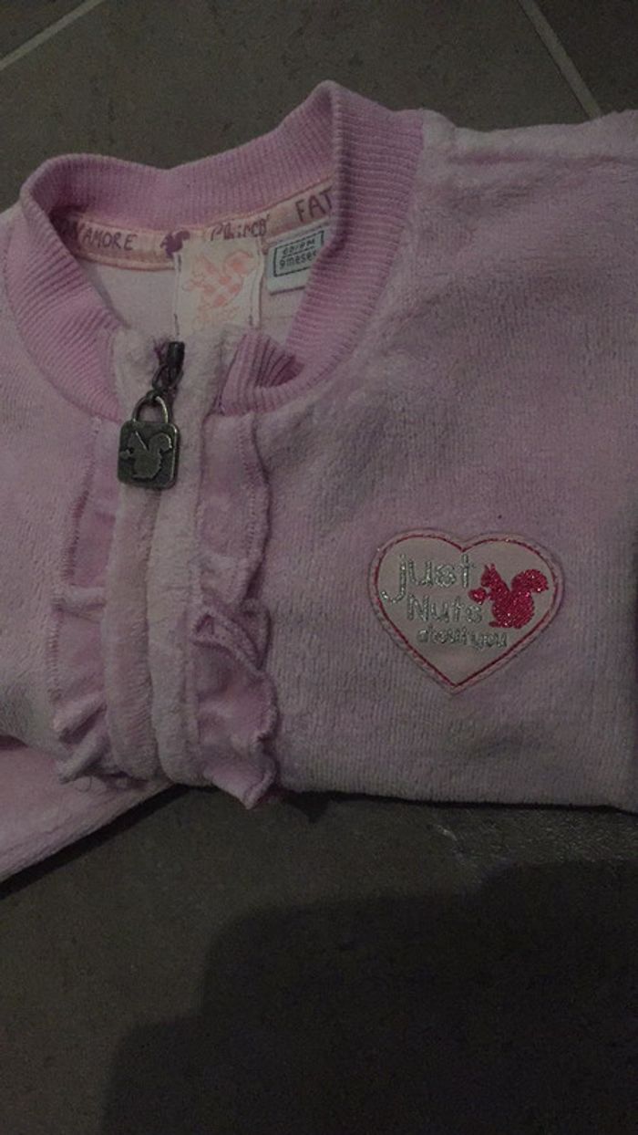 Jogging velours 9 mois CHICCO collection nuts - photo numéro 4