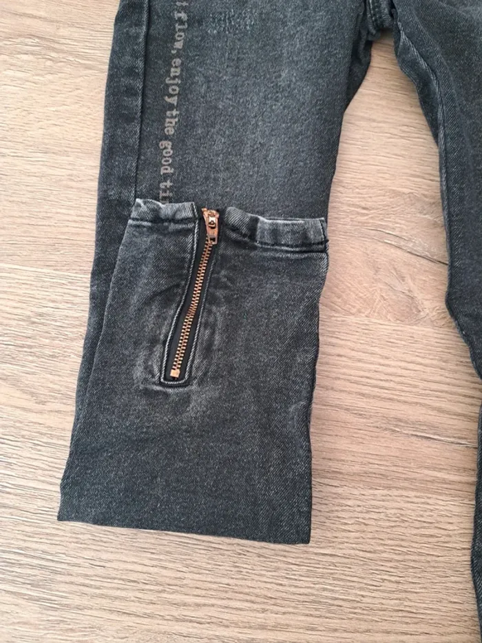 Jean gris fille 8 ans - photo numéro 4