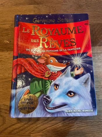 Livre Geronimo Stilton Le royaume des rêves Un voyage au royaume de la fantaisie