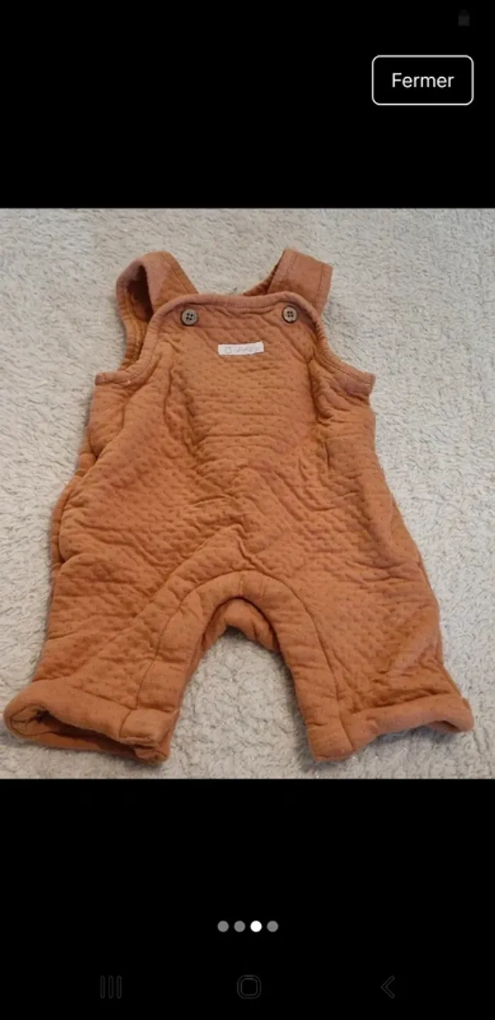 Tenue salopette 3 mois - photo numéro 2