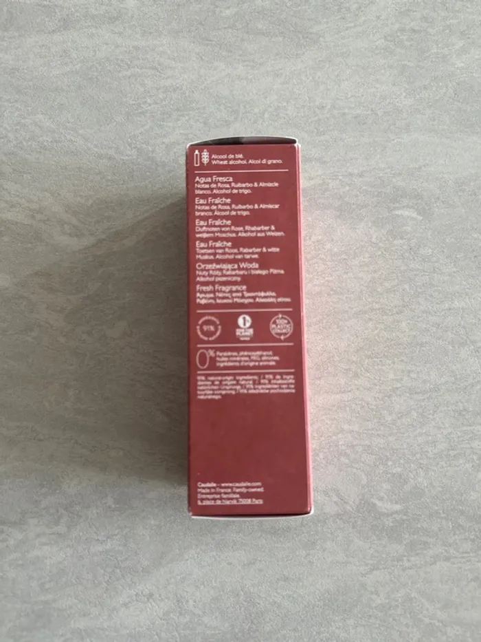 🔆 Boîte vide pour collectionneur Caudalie Rose de Vigne Eau fraîche 50 ml - photo numéro 4