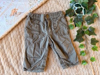 Pantalon bébé H&M cargo kaki 6 mois style aventurier #angeliquemfe6mois