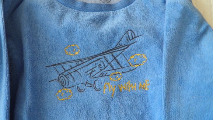 Pyjama velours bleu 4 ans TEX - photo numéro 2