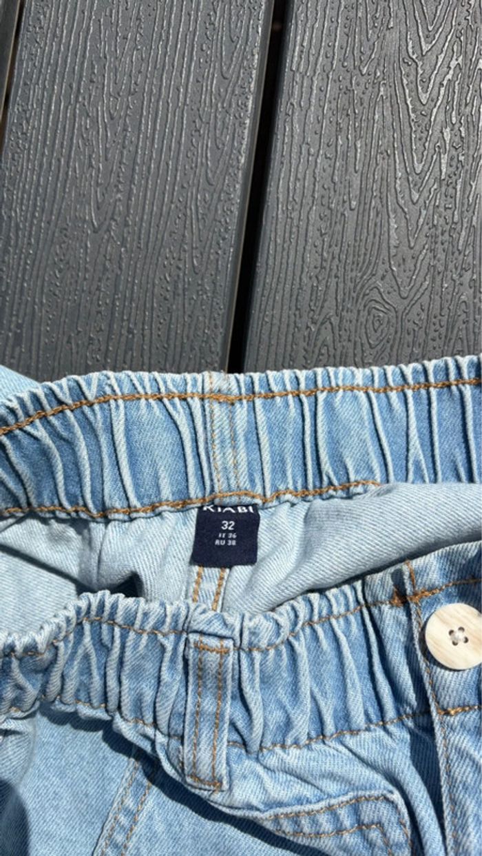 Jean large bleu Kiabi taille 32 - photo numéro 3