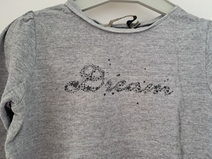 Tee-shirt manche longue 4 ans gris "dream" - photo numéro 2