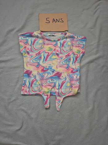 T-shirt fille gemo 5 ans