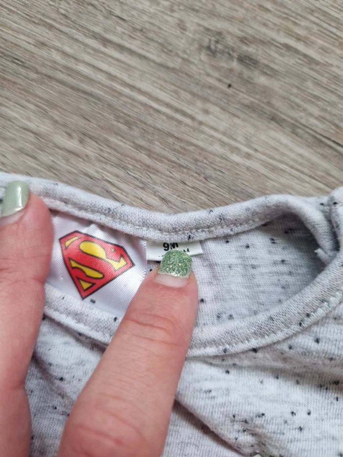 T shirt superman 9 mois - photo numéro 2