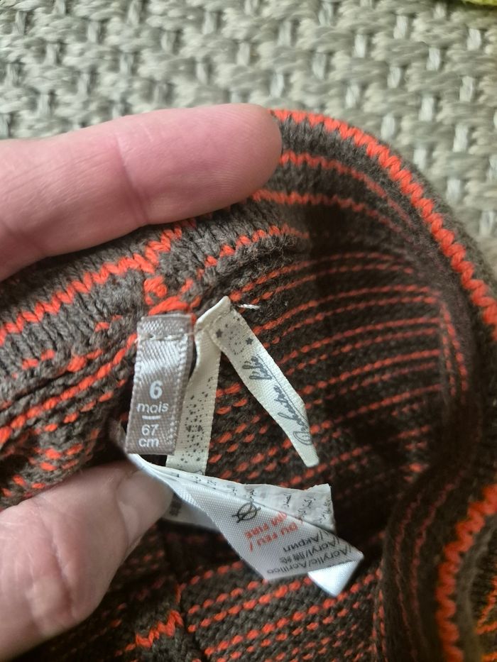 Ensemble robe + legging tricot - 6 mois - photo numéro 9