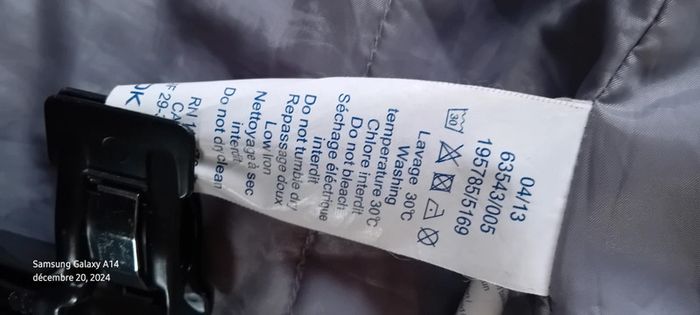 Manteau long style duffle coat prune neuf fille 12 ans okaïdi - photo numéro 17