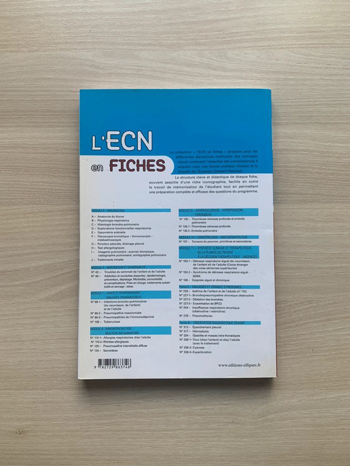 L’ECN en fiches - Pneumologie - photo numéro 2