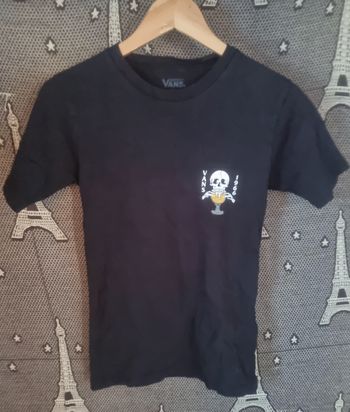 T-shirt noir Vans Lift Em Hight imprimé au dos taille XS mixte neuf