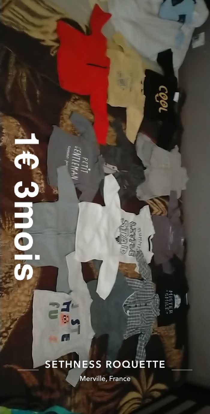 Vêtement garçon 3 mois