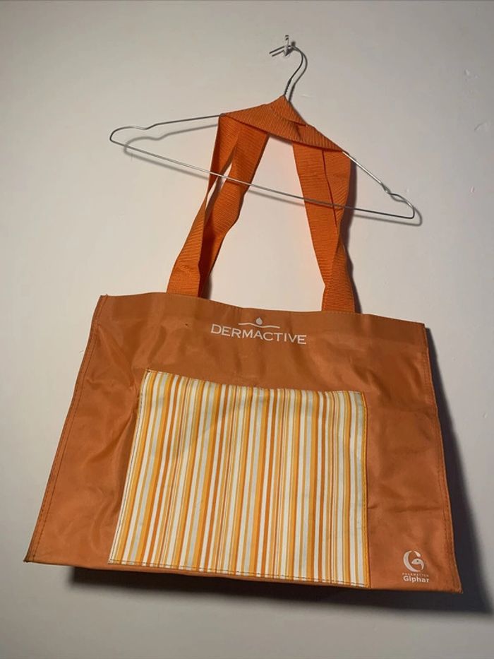 Sac orange Dermactive 42x31 cm hors anses - photo numéro 2