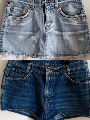 Lot de 2 jeans (matelot et jupe)