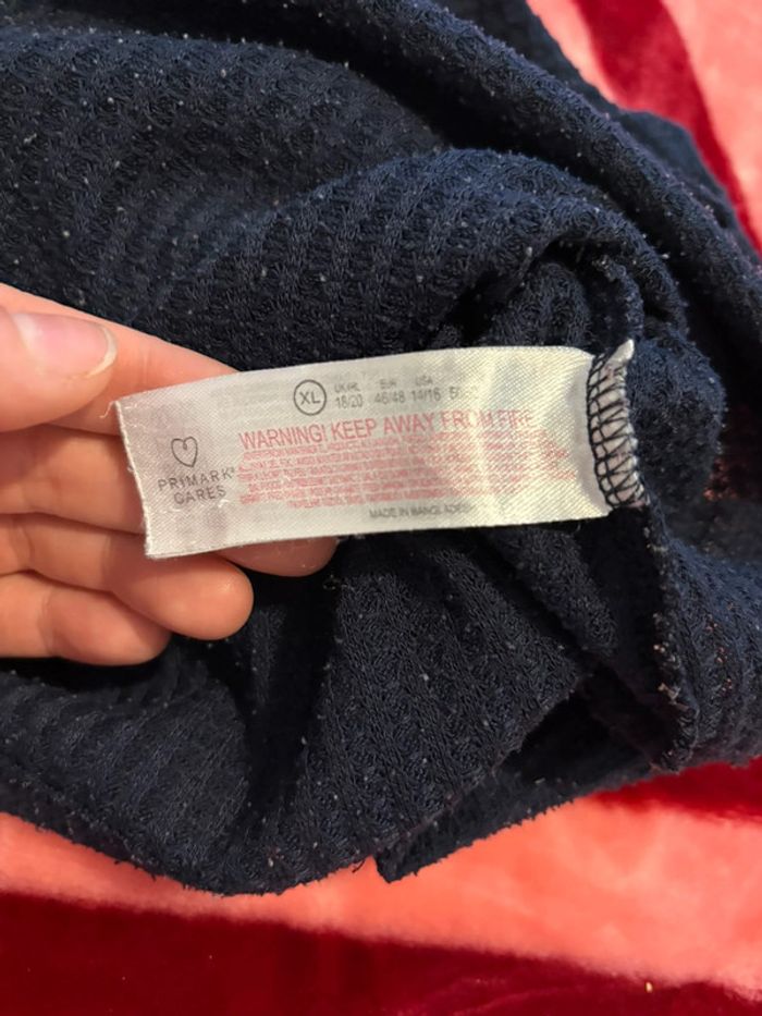 Haut de pyjama bleu - photo numéro 6