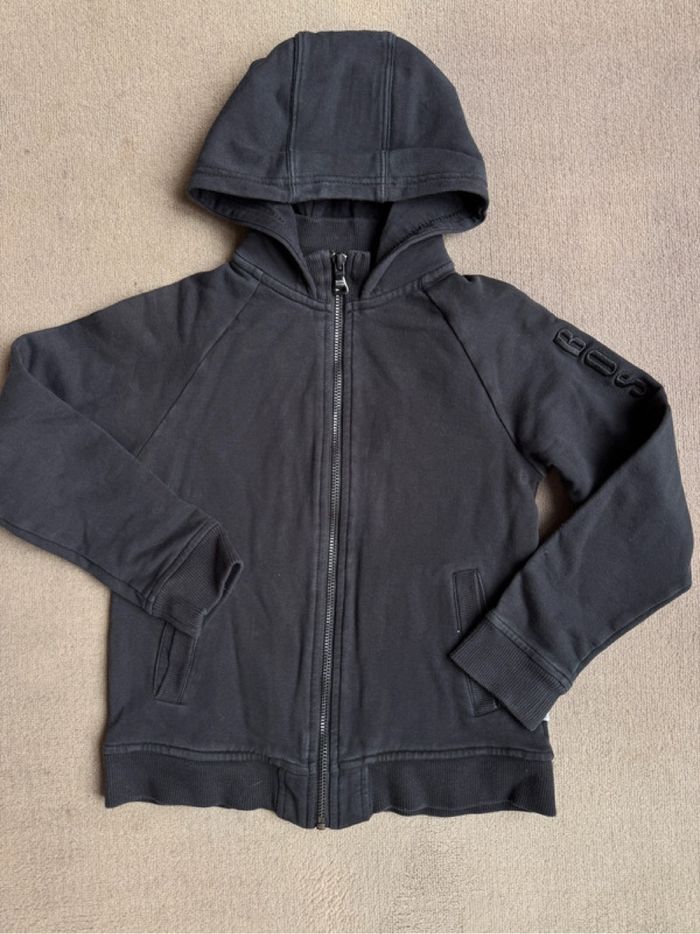Gilet hugo boss capuche noir