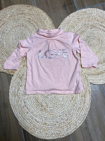 T-shirt manches longues 12 mois