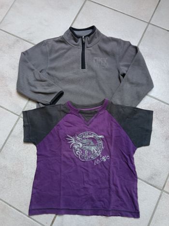 Pull et tee-shirt