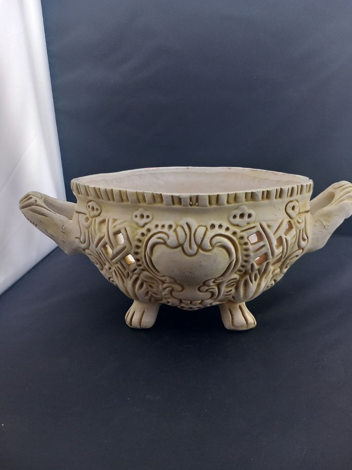 Soupière décorative beige - photo numéro 4