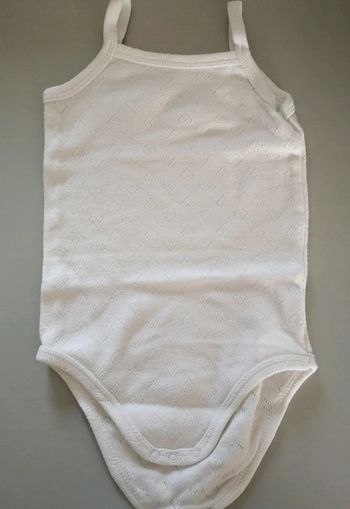 Bodies fines bretelles coeurs 2 ans