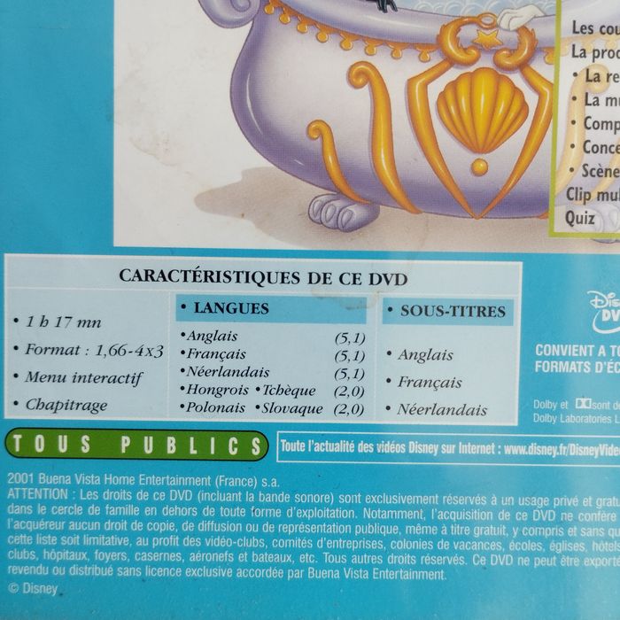 DVD Pocahontas Walt Disney - photo numéro 3