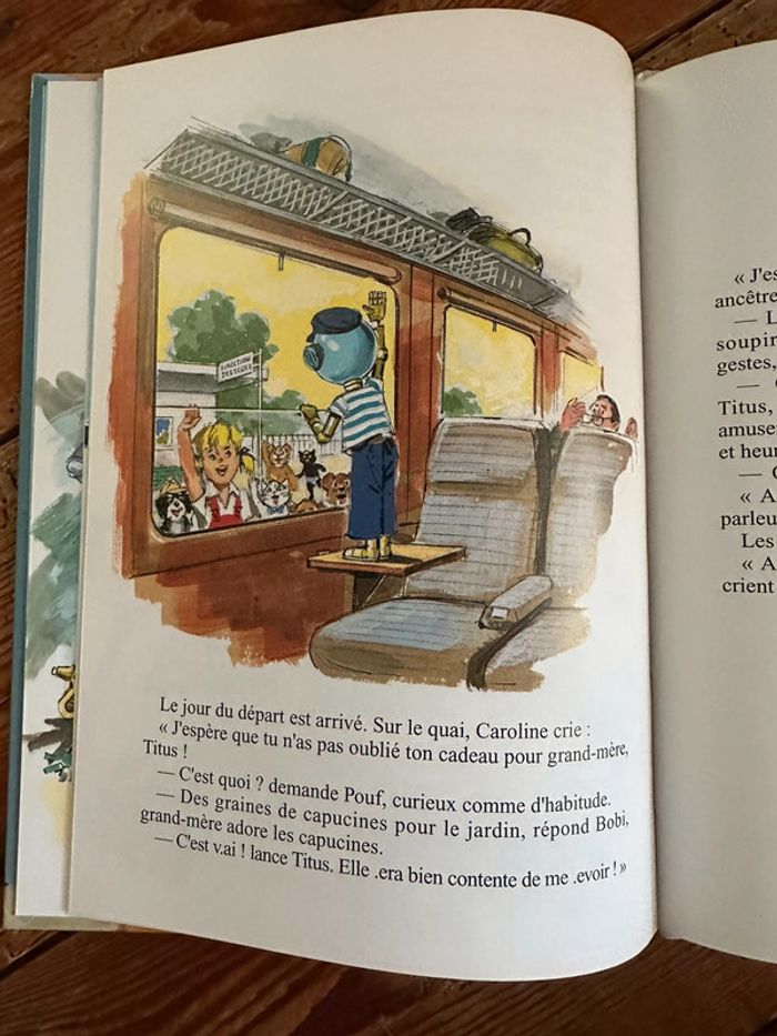 Livre vintage Pierre Probst Caroline et les vacances de Titus - photo numéro 3