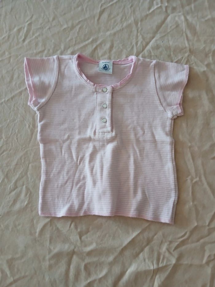 Tee-shirt manches courtes 6 mois - photo numéro 2