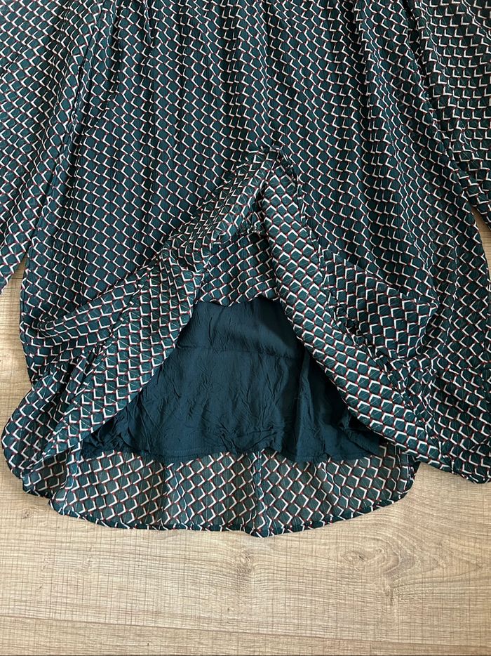 Robe imprimée à manches longues Naf Naf taille 38 excellent état - photo numéro 9