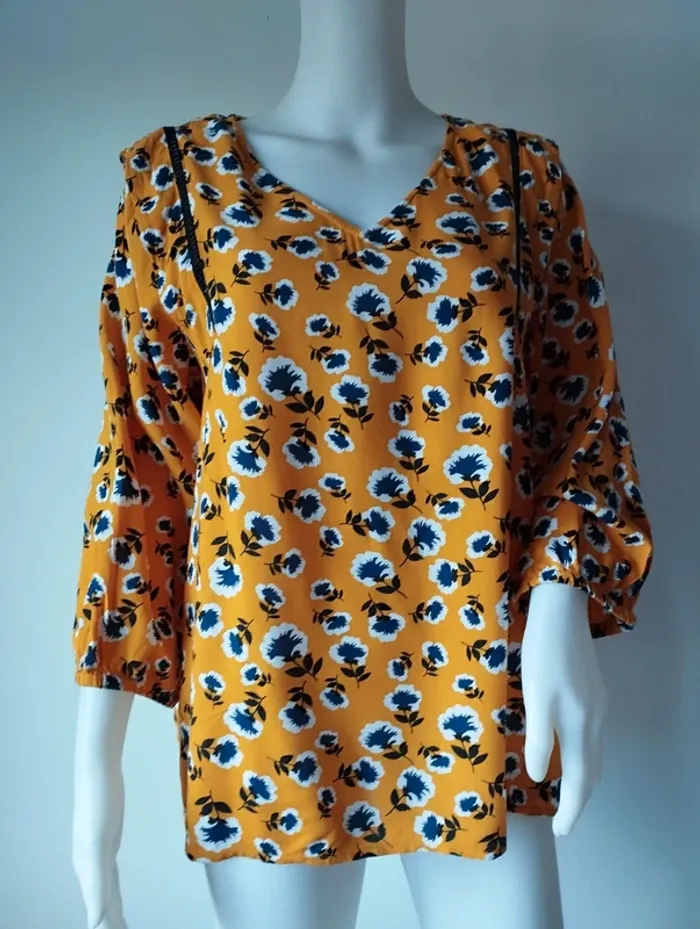 Blouse manches 3/4 Damart taille 40