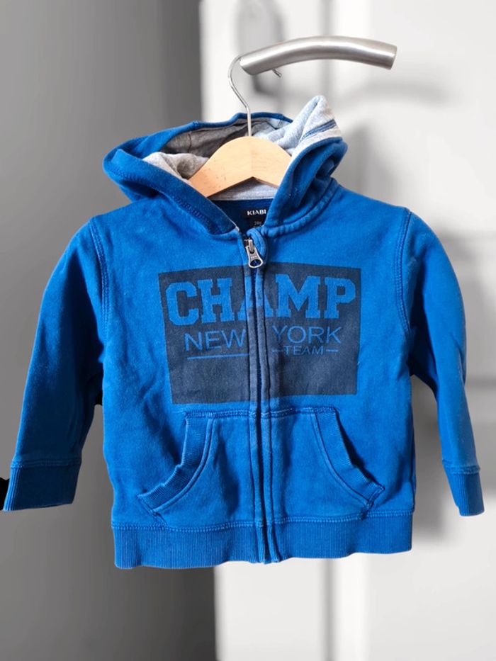 Sweat zippé 24 mois