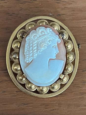 Broche Camé XIXème siècle vintage