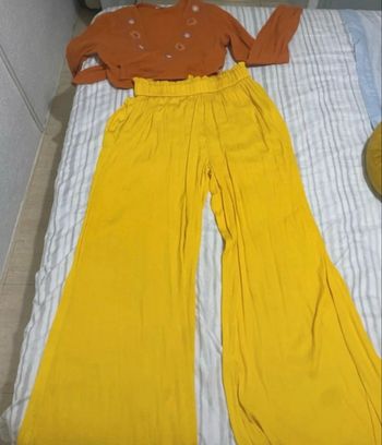 Pantalon jambe large Zara