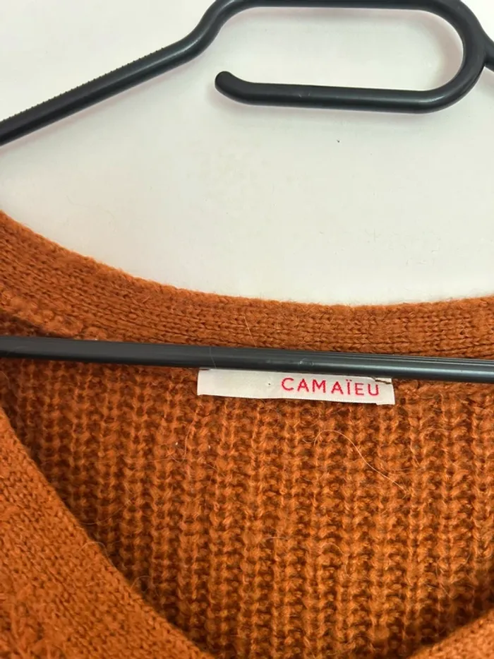 Pull orange - photo numéro 3