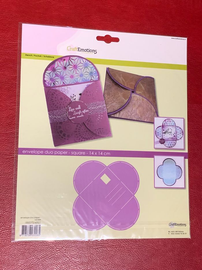 Gabarit, Pochoir, Stencil CraftEmotions - photo numéro 2