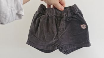 short velours 12mois