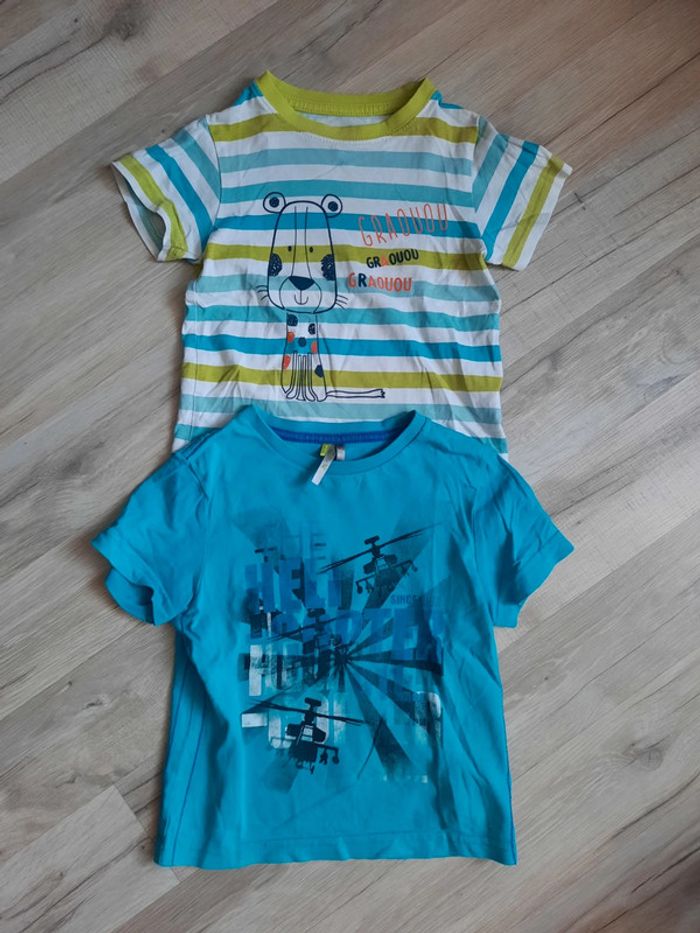 Lot t shirts manches courtes 2 ans