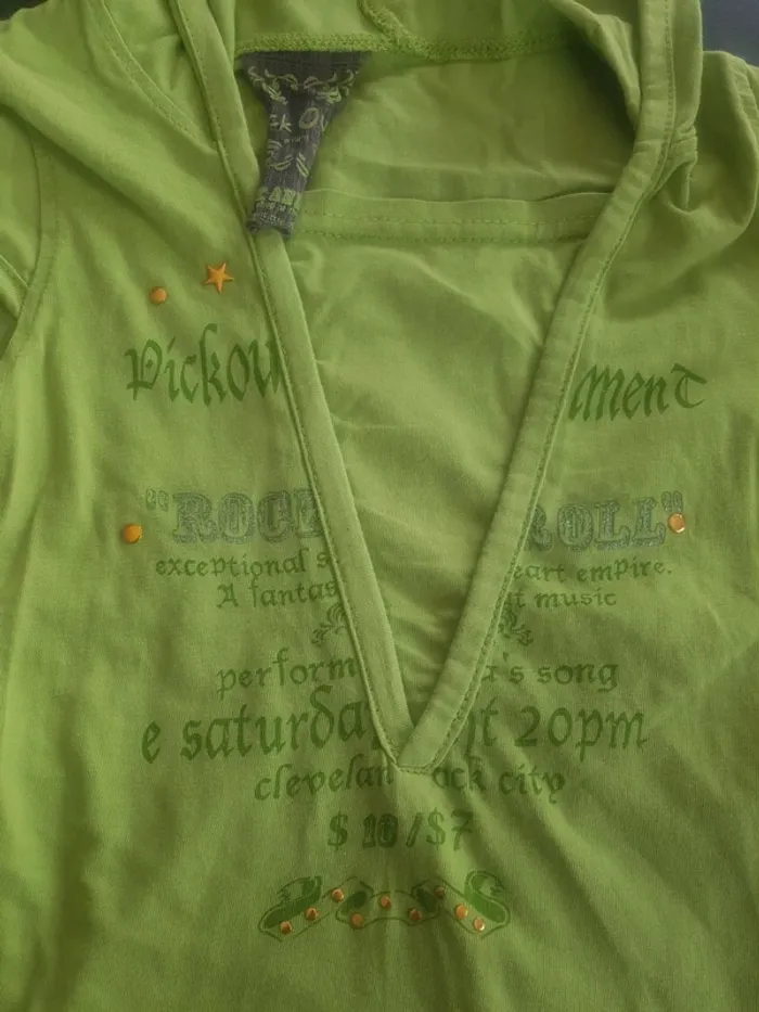 Tee shirt sans manches a capuche Pick Ouic - photo numéro 2