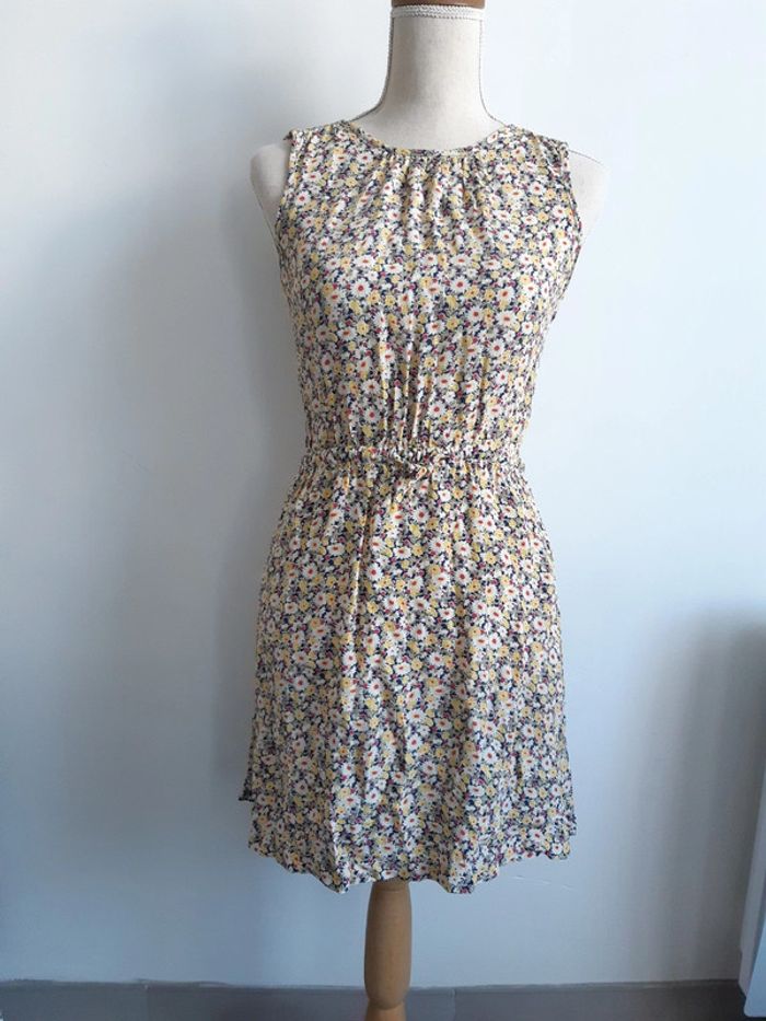 Robe à motif fleurs Monoprix 14 ans