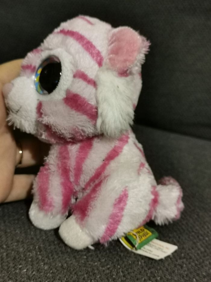 Peluche wild republic tigre rose - photo numéro 2