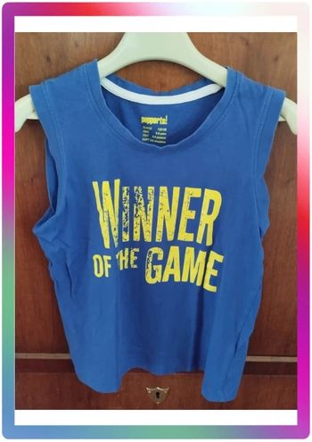 🎽 Débardeur - Bleu – 7 ans - Pepperts ! 🎽