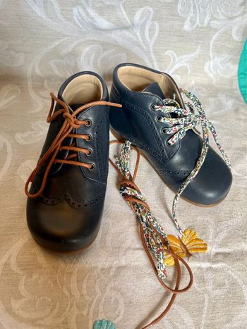 Chaussures /bottines tout cuir Lucine T.23 Marine Liberty