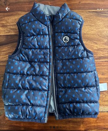 Doudoune sans manche petit bateau