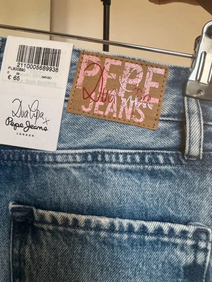 Short en jean taille haute W 25 Dua Lipa x Pepe jeans - photo numéro 7